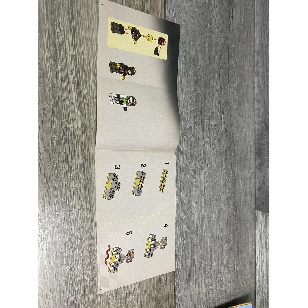 LEGO World Racers 8896 Snake Canyon Instruction Manual‎ Booklet 2010 Illustrated